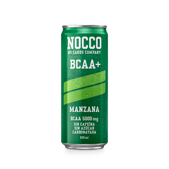 Nocco Bebida Energética Manzana BCAA+ sin Cafeína 330ml
