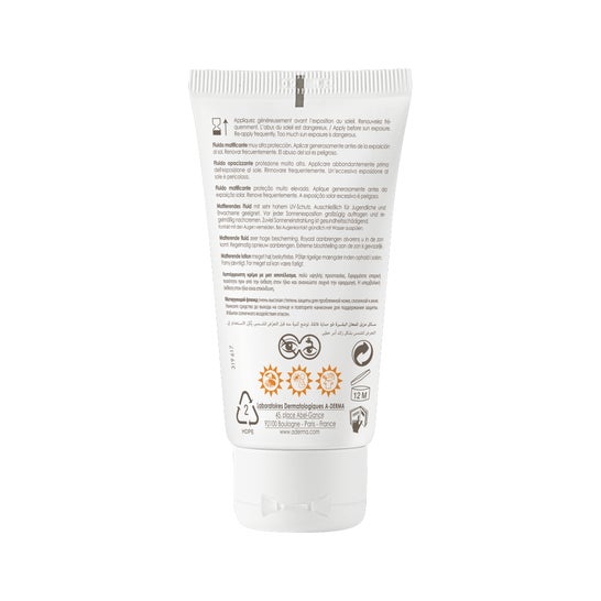 A-derma matting solcreme SPF50 til olieagtig hud 40ml