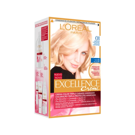 L'Oreal Set Excellence Creme Tint 01 Ultra Light Natural Blonde