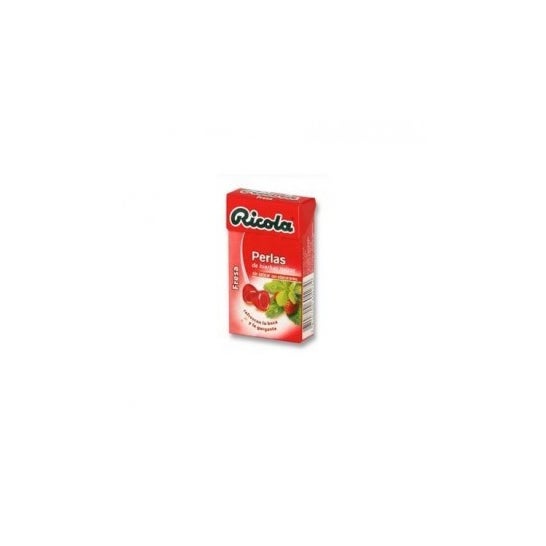 Ricola fresa perlas sin azúcar 25g