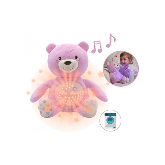 Chicco Proyector Baby Bear Rosa +0m