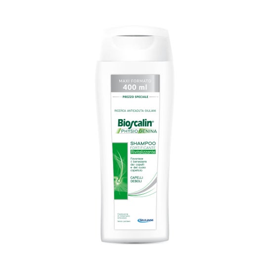 Champú revitalizante Bioscalin Physiogenina Tamaño maxi 400ml