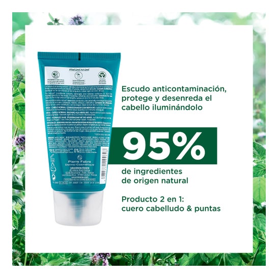 Klorane Acondicionador a la Menta Acuática 150 ml