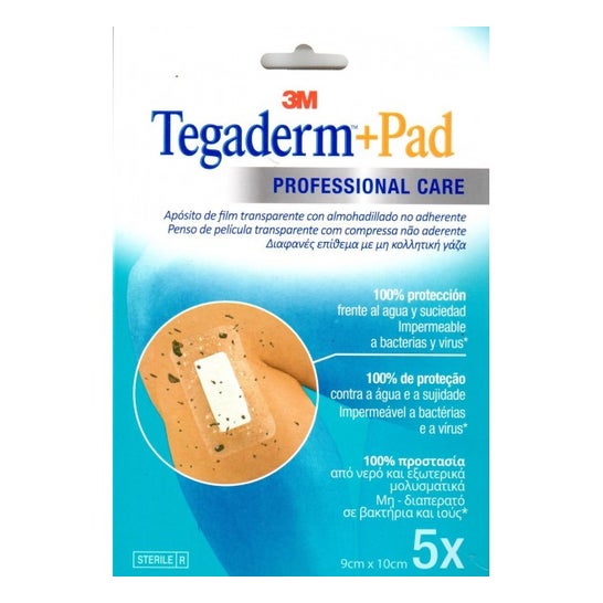 Tegaderm + Pad medicazione trasparente 9x10cm 5uds