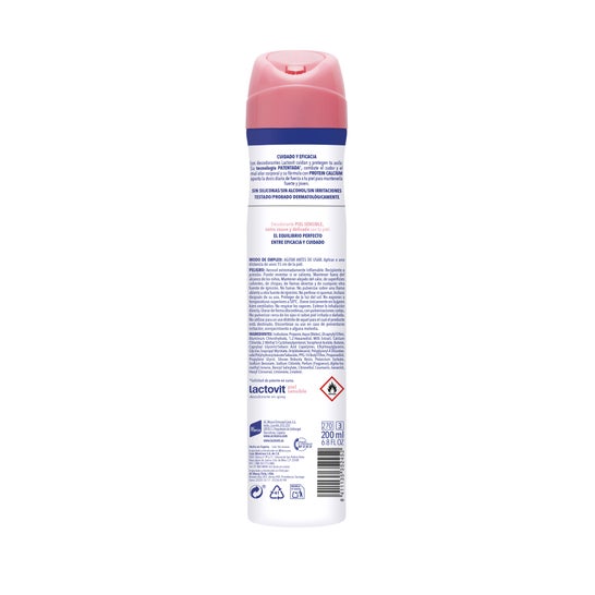 Lactovit Sensitive Deodorant Spray Rosa 200ml