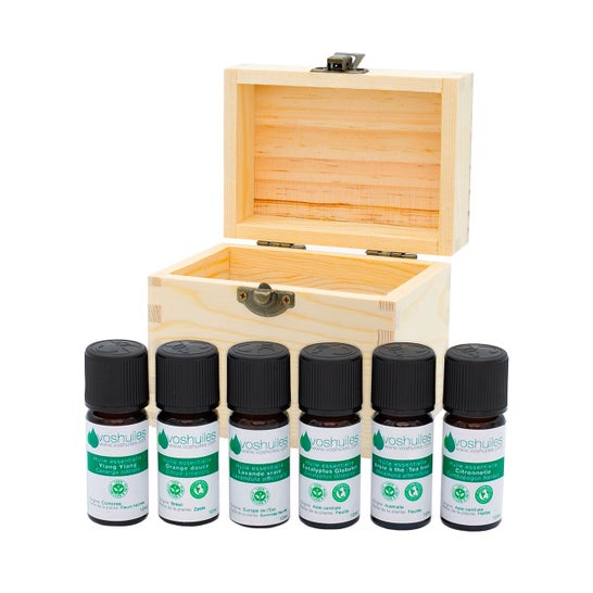 Voshuiles Zestaw do aromaterapii 6 olejków eterycznych