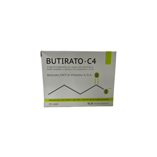 Elie Health Solution Butirato C4 30 Cápsulas