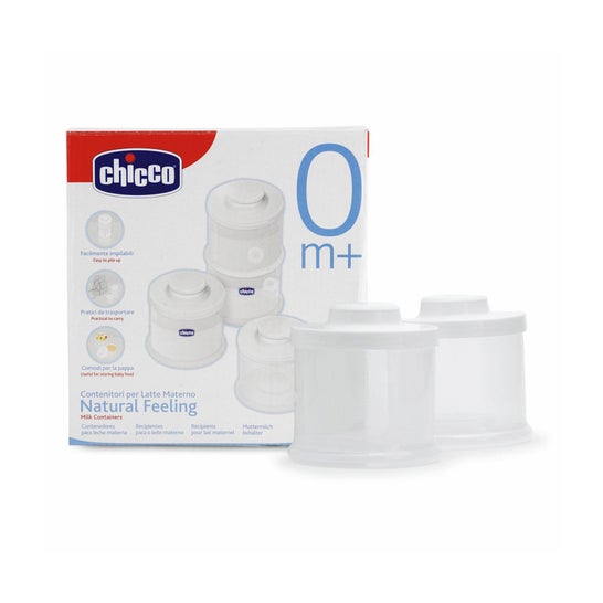 Chicco Maternal Milk Containers 4 X 220 Ml