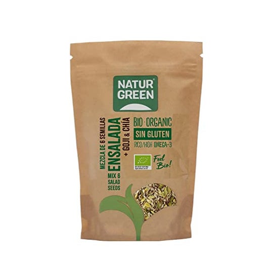 Naturgreen Mix 6 Organic Goji and Chia Salad Seeds 225g