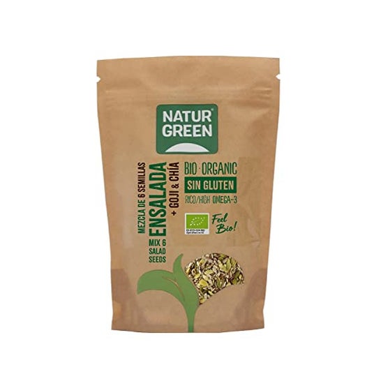 Naturgreen Mix 6 Organiczne Nasiona Goji i Chia 225g