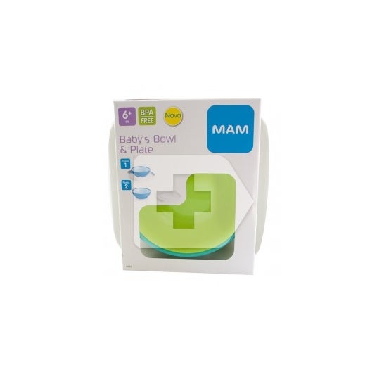 MAM Baby's Bowl & Plate bol y plato 1 ud