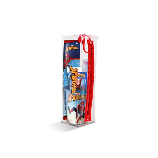 Mr. White Set Spiderman Toothbrush + Toothpaste + Tumbler