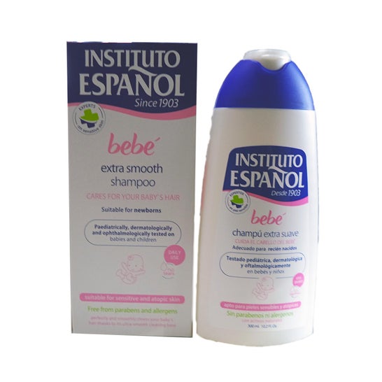 Spansk institut Bebe Ekstra Soft Shampoo Nyfødt Hud