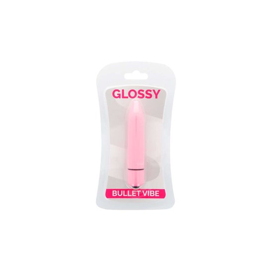 Glossy Thin Vibrador Rosa 1ud