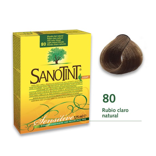 Santiveri Sanotint Sensitive Dye 80 Natural Light Blonde 125ml