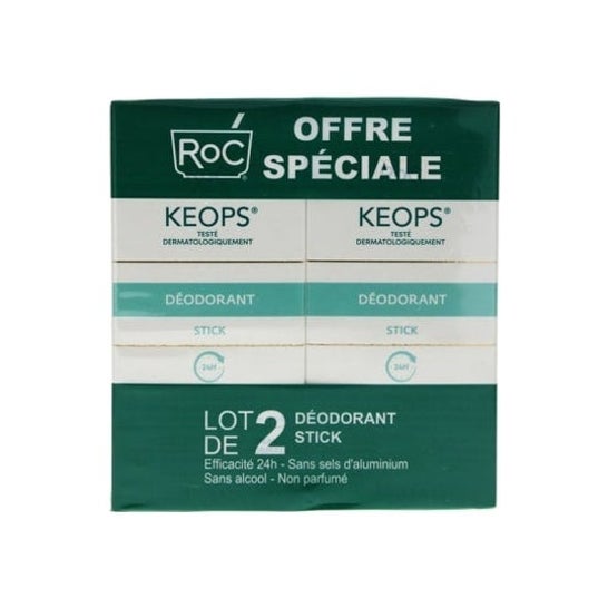 Keops Roc Deodorante Stick 2x40ml