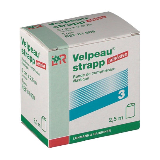 Velpeau Strapp Banda Elastica Adesiva 3cm x 2,5m