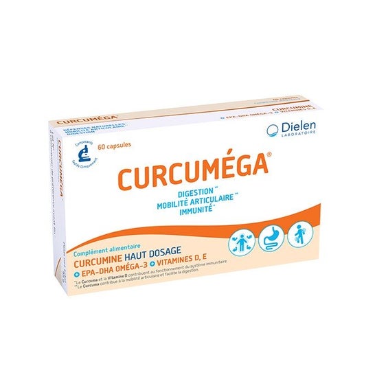 Curcumega Food Supplement Box of 60 Capsules