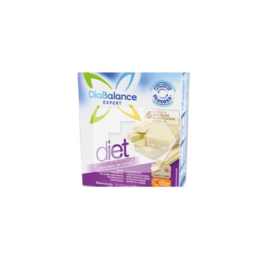 DiaBalance Expert Diet white chocolate bar 6 uts