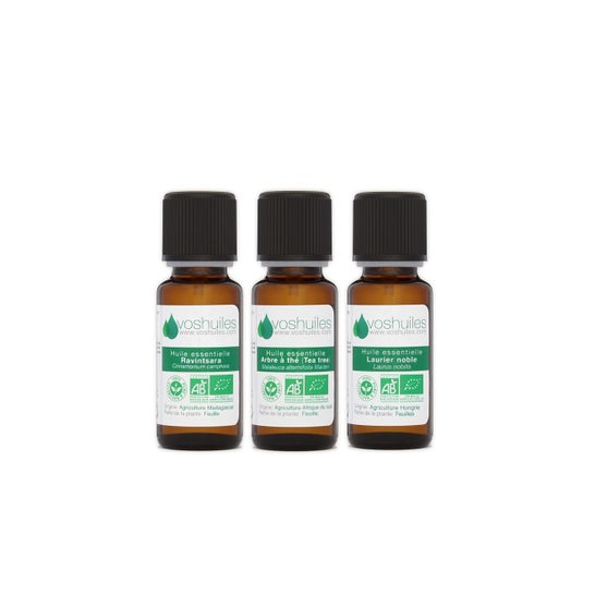 Voshuiles Mon Petit Kit Inalazione Inverno 3 Oli Essenziali