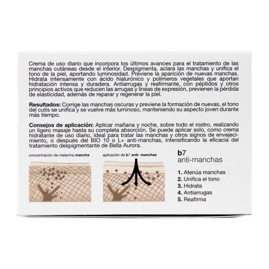 Bella Aurora B7 Anti-Manchas Piel Normal-Seca 50ml