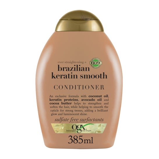 Ogx Ever Straight Brazilian Keratin Smooth Conditioner 2x385ml