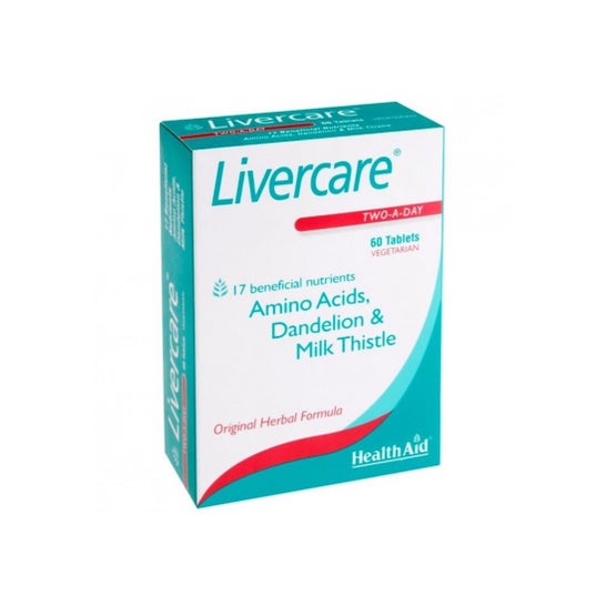 HealthAid LiverCare Integratore 60 Comp. 