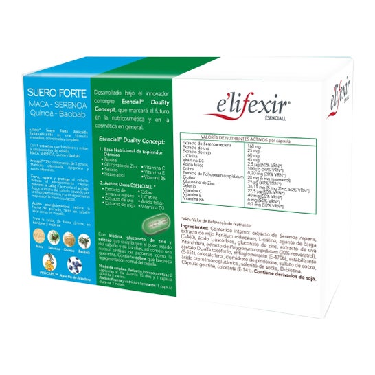 Elifexir Redensifier 2X30Caps + Serum Przeciw Wypadaniu Włosów 35ml