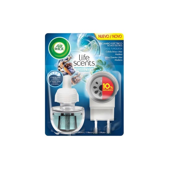 Deodorante elettrico completo Air Wick Oasis Turquoise 1pc
