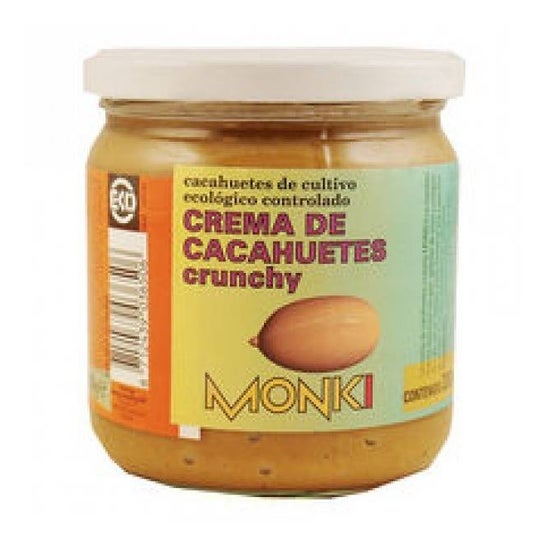 Monki Crema de Cacahuetes Crujiente Bio 330g