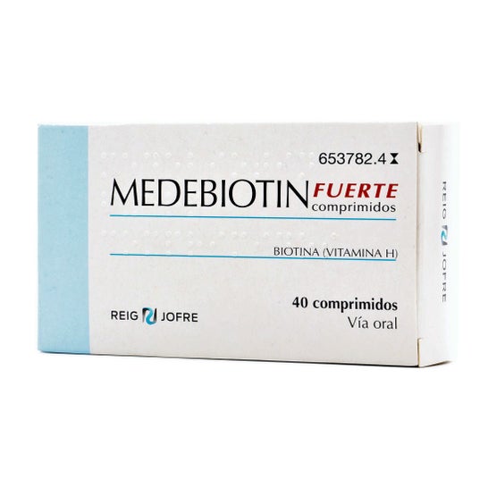 Medebiotin Fuerte 5mg 40compr