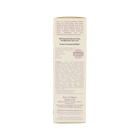 Natura Siberica crema de día lifting rejuvenecedora 50 ml