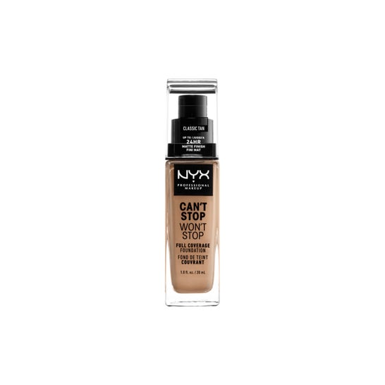 Nyx Can't Stop Won't Stop Full Coverage Classic Tan 30ml