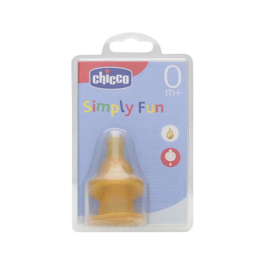 Chicco rubber nipple normal mouth +0M 2uts