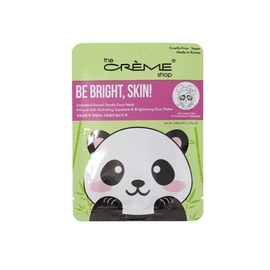 The Crème Shop Be Bright, Skin! Kawaii Mascarilla Panda 25g
