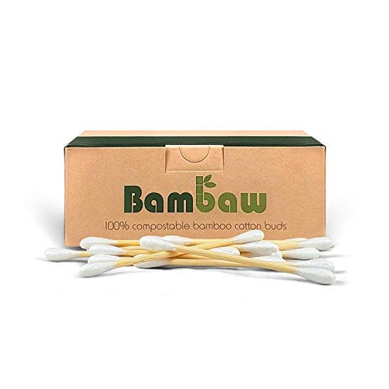 Bambaw Bastoncillos para Oídos de Bambú 200uds