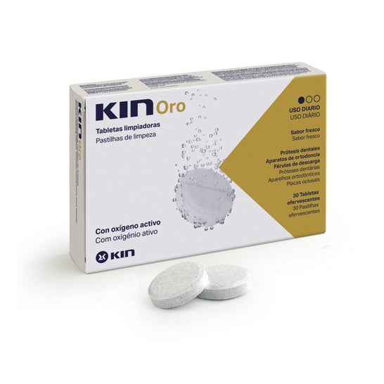 Kin Oros Reinigings-tabletten Dental Prothese 30uds