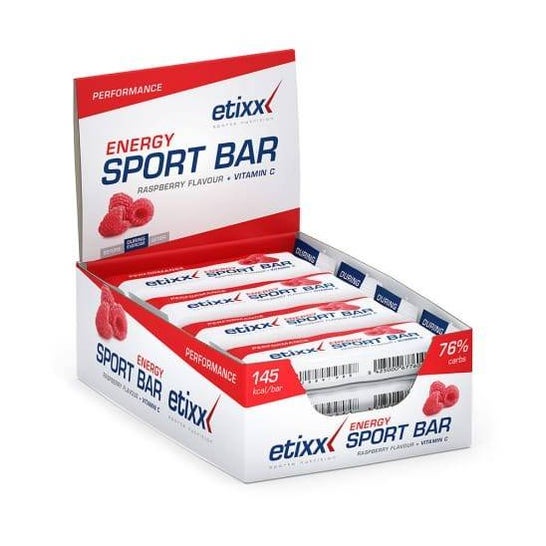Etixx Energy Sport Bar Røde frugter 12x40g