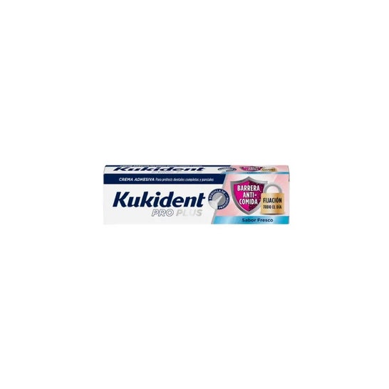 Kukident Barreira Anti-Comida Creme Adesivo Sabor Fresco 40 g