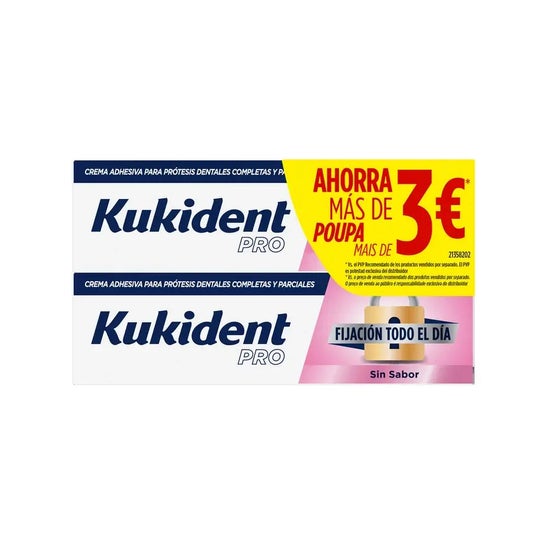 Kukident Pro Every Day Fix Sin Sabor 2x47 g