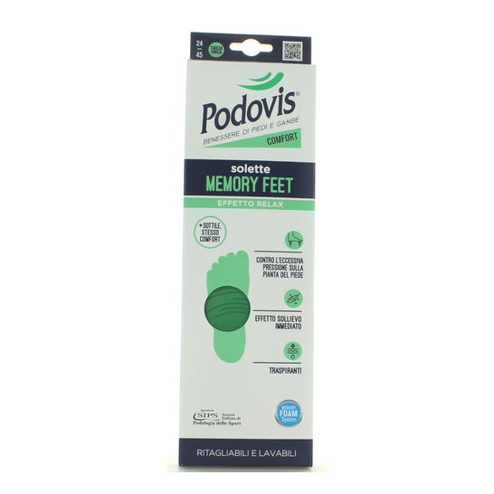 Podovis Plantillas Memory Feet Efecto Relax 1 Par
