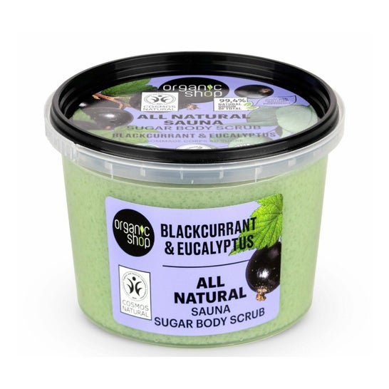 Organic Shop Exfoliante Sauna Grosella Negra y Eucalipto 250 ml