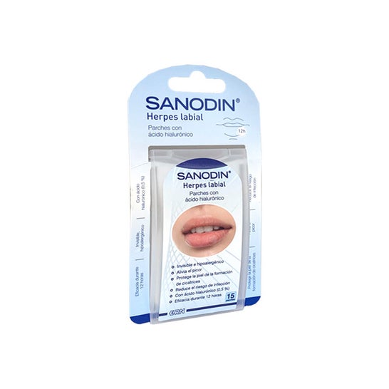 Sanodin Herpes Labial con Acido Hialuronico 15uds