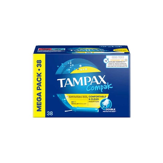 Tampax Compak Tampón Regular 38uds