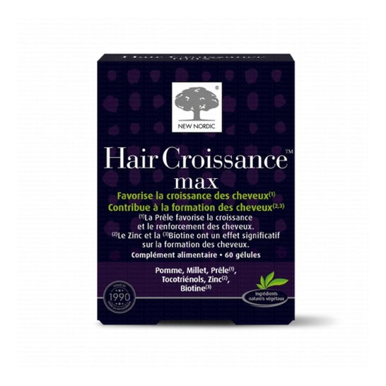 New Nordic Hair Growth Max 60 Perlas