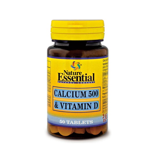 Nature Essential calcio + vitamina D 50 tabletas