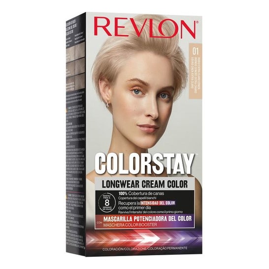 Revlon Colorstay Longwear Cream Color 01 Ceniza 4uds