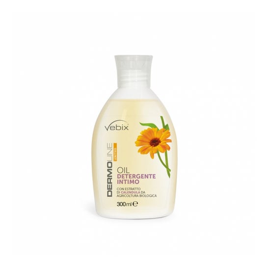 Vebix Dermoline Aceite Limpiador Íntimo Caléndula 300 ml