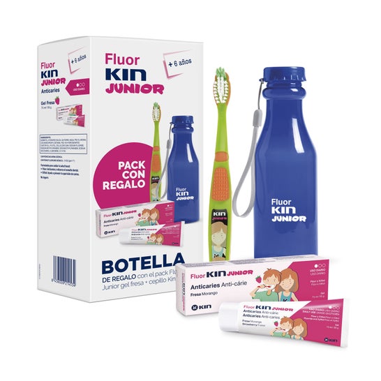 Kin Fluor Junior Gel + Pinsel + Flasche