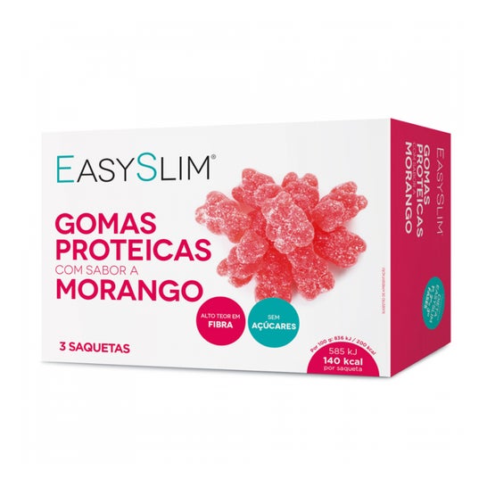 EasySlim Gomas Proteicas Fresa 3x70g